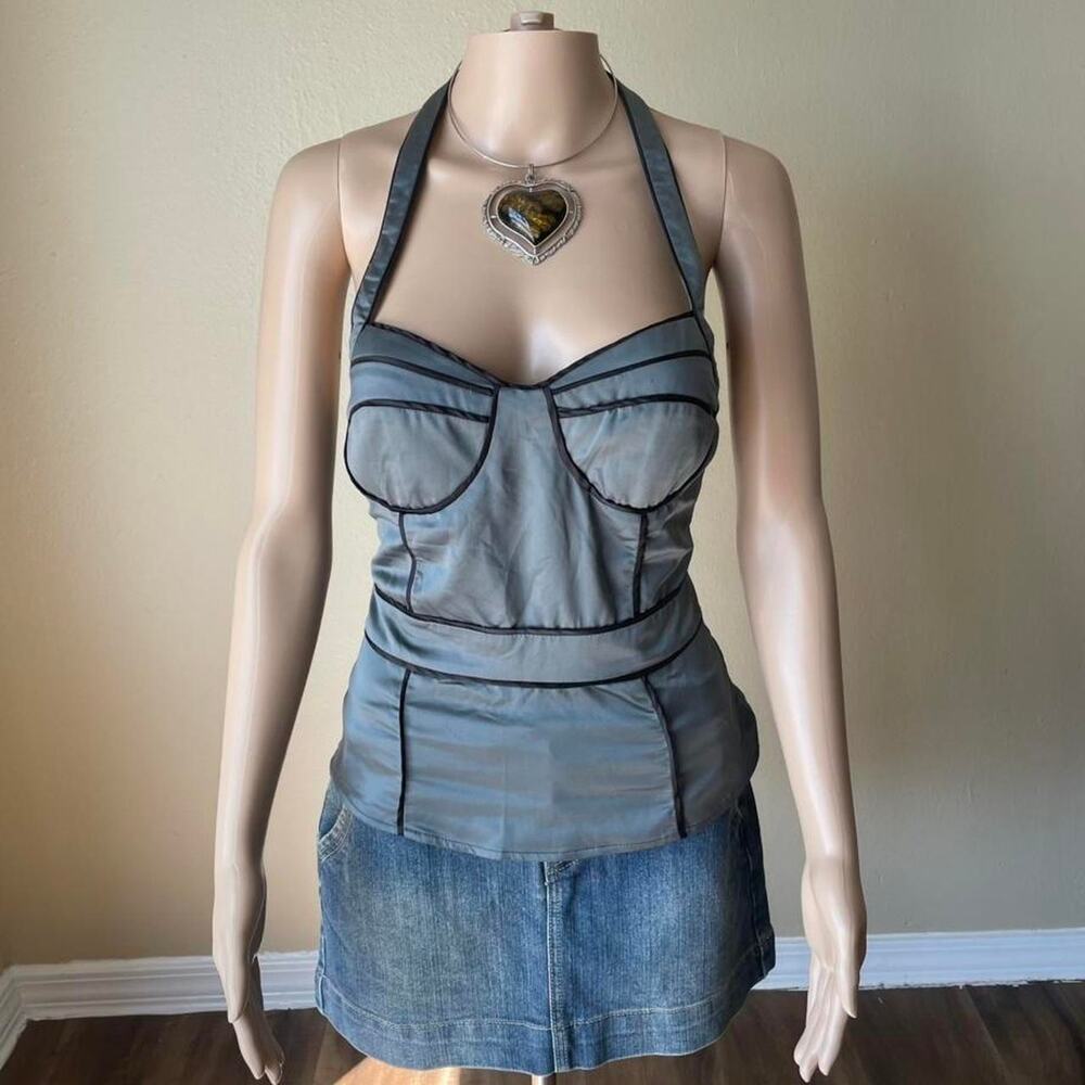 Hot early 2000s bustier halter
